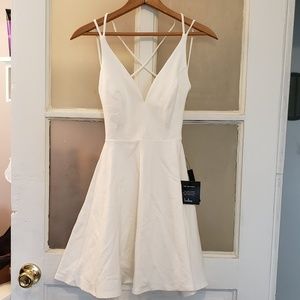 NWT Lulu's Believe in Love strappy flare dress